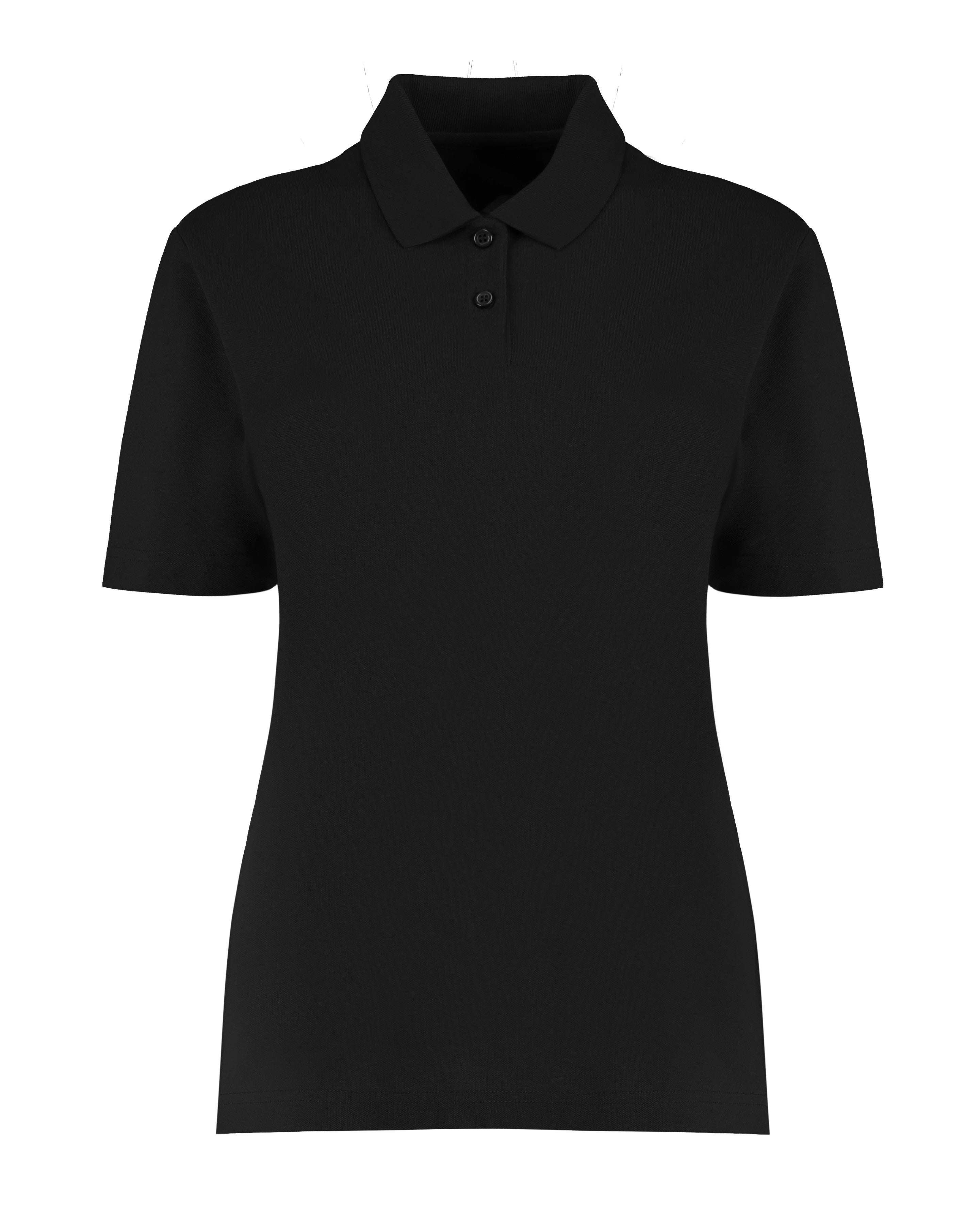 Ladies Regular Fit Workforce Pique Polo Shirt | BLACK